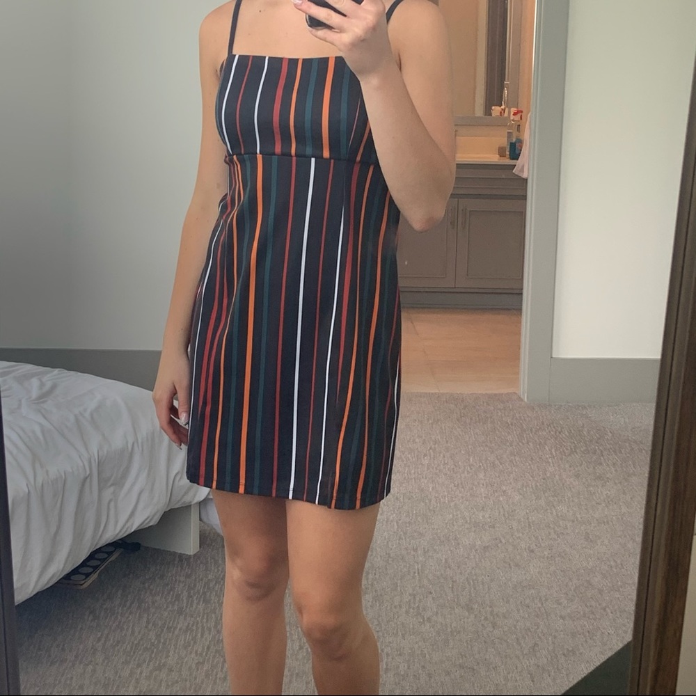 Striped Mini Dress
